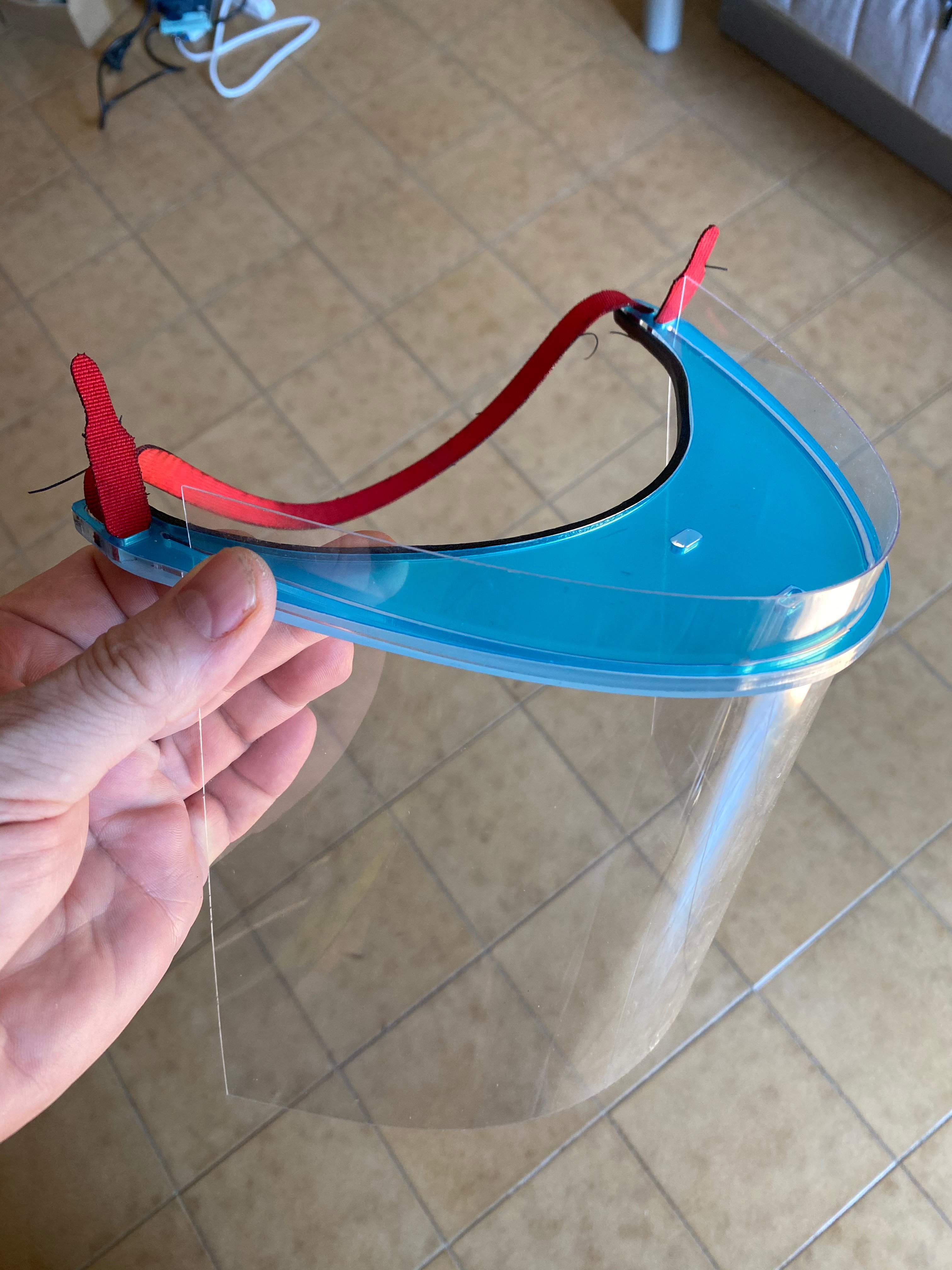 Face Shield for lasercutter (Covid-19 protection)