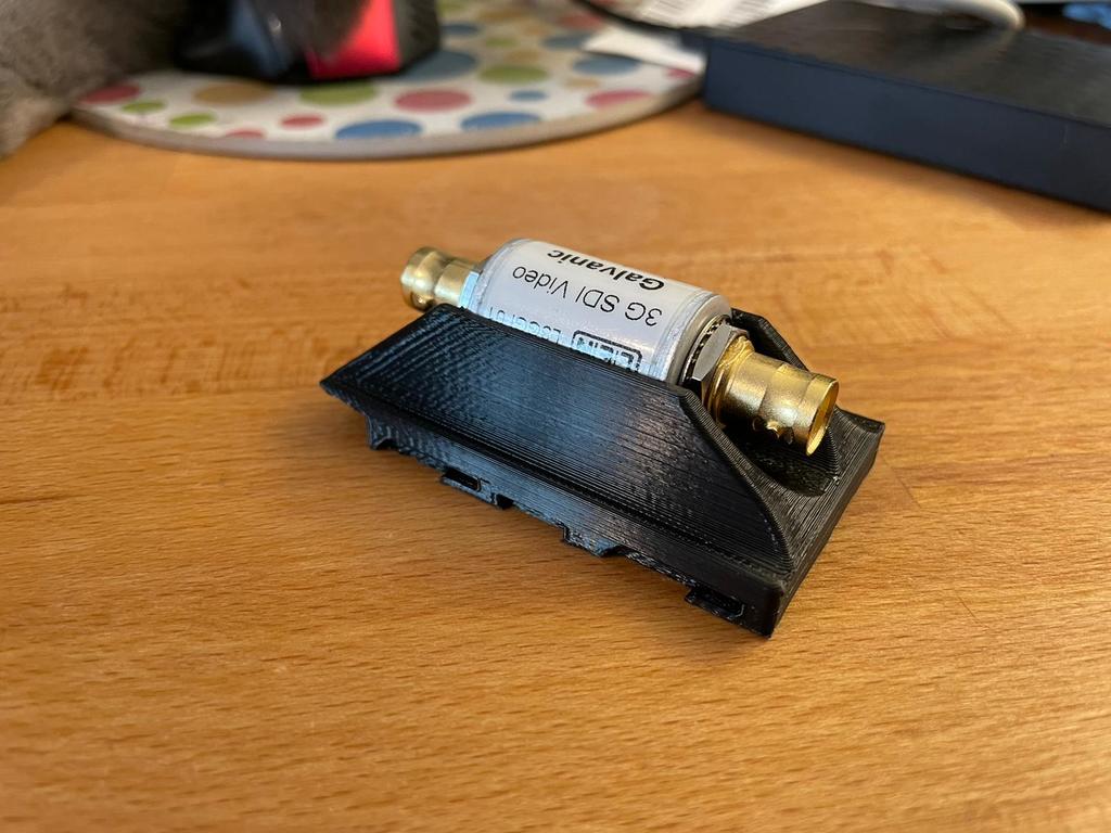 NP-F Adapter for the LEN Galavanic Isolator, Red Komodo
