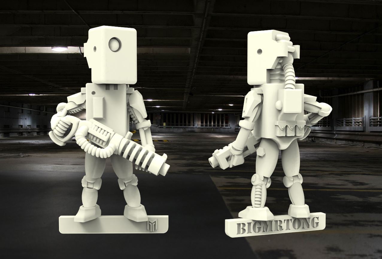 Stapler Droid Five - 28mm Wargaming Miniature Robot