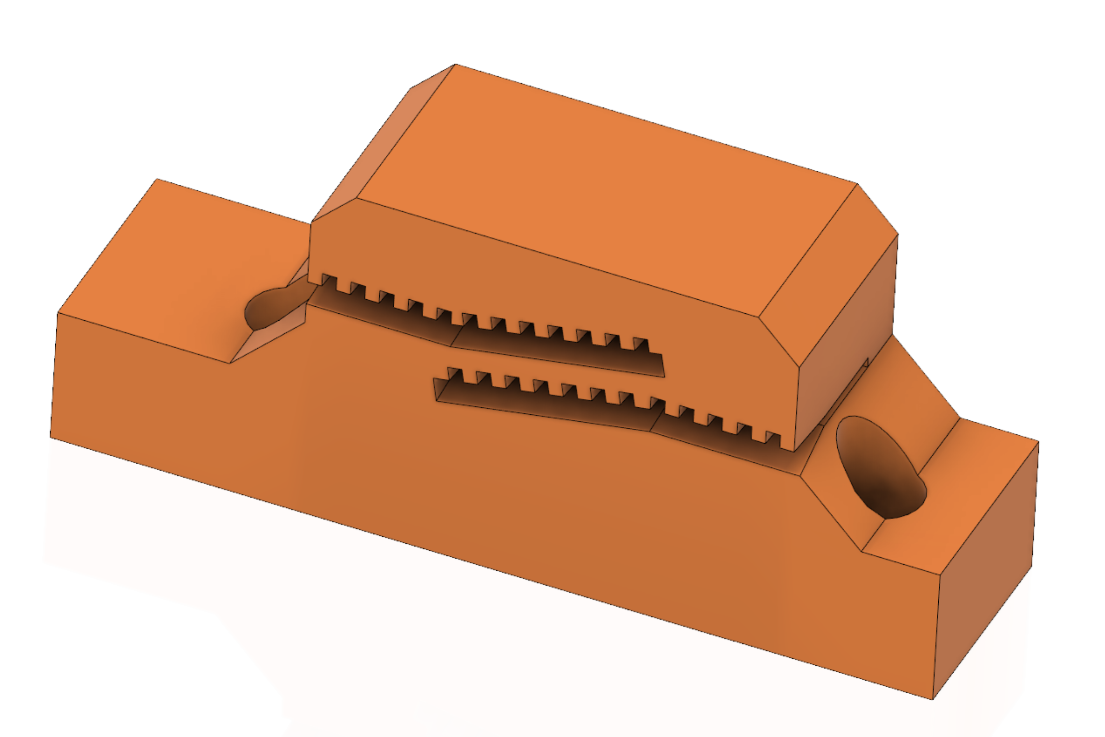 Bear Y belt adapter for MK2s/MK2.5 on Bear MK3 frame (tooth-mount for short belts)