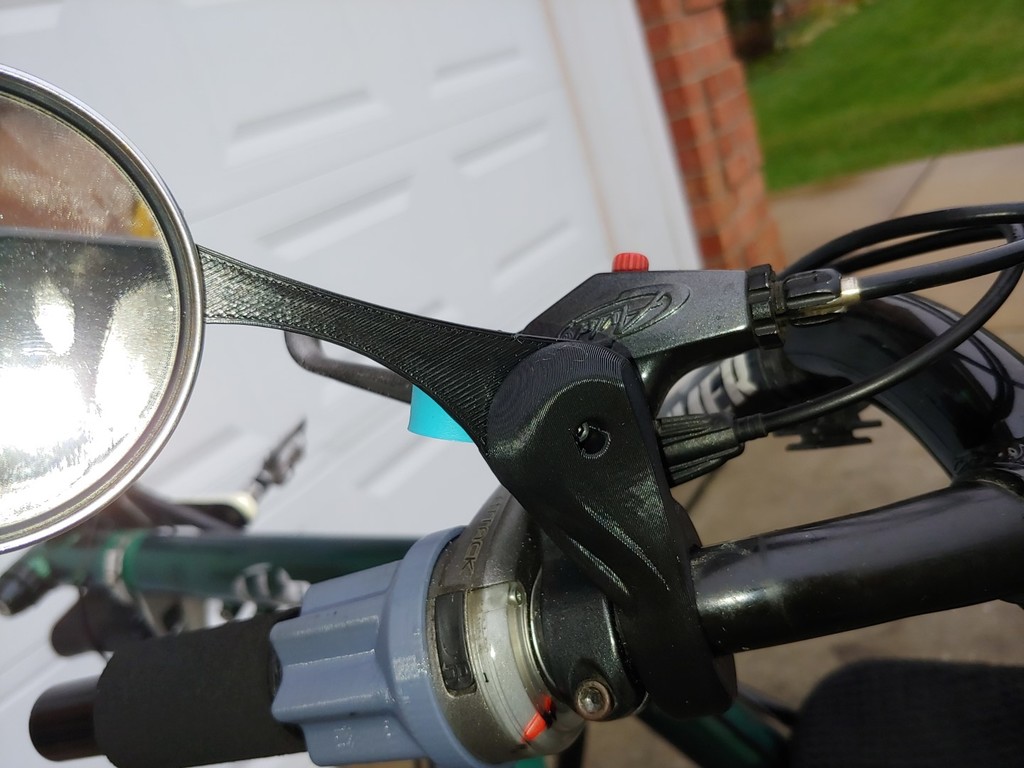 Retractable Bicycle Mirror Holder