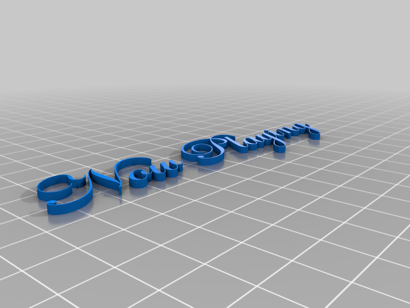 Now Playing 3D Text