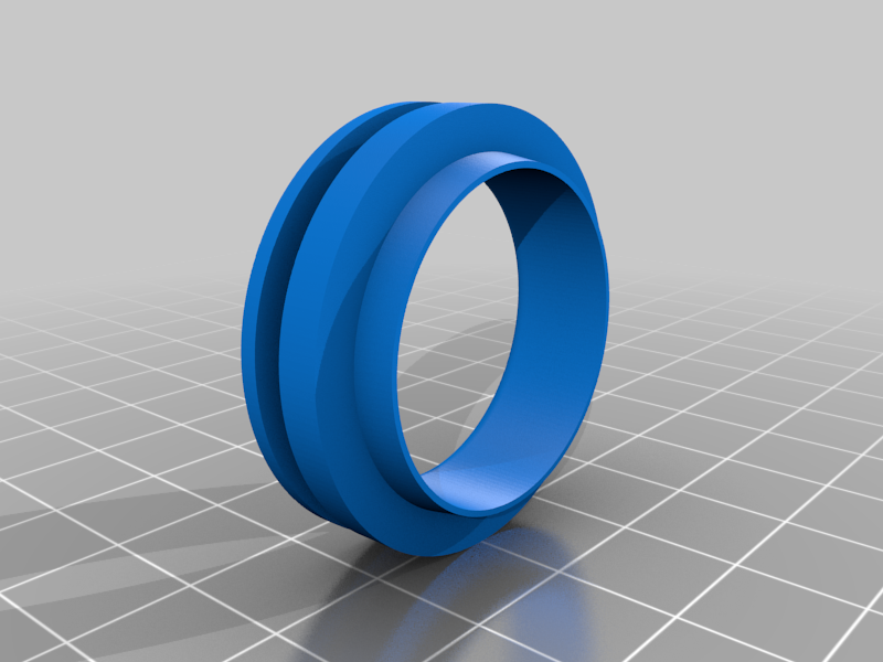 Wide wheel rings for WPL V3 wheels - Banded Steels