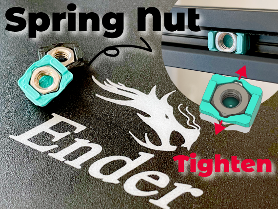Spring Nut For Ender / Creality