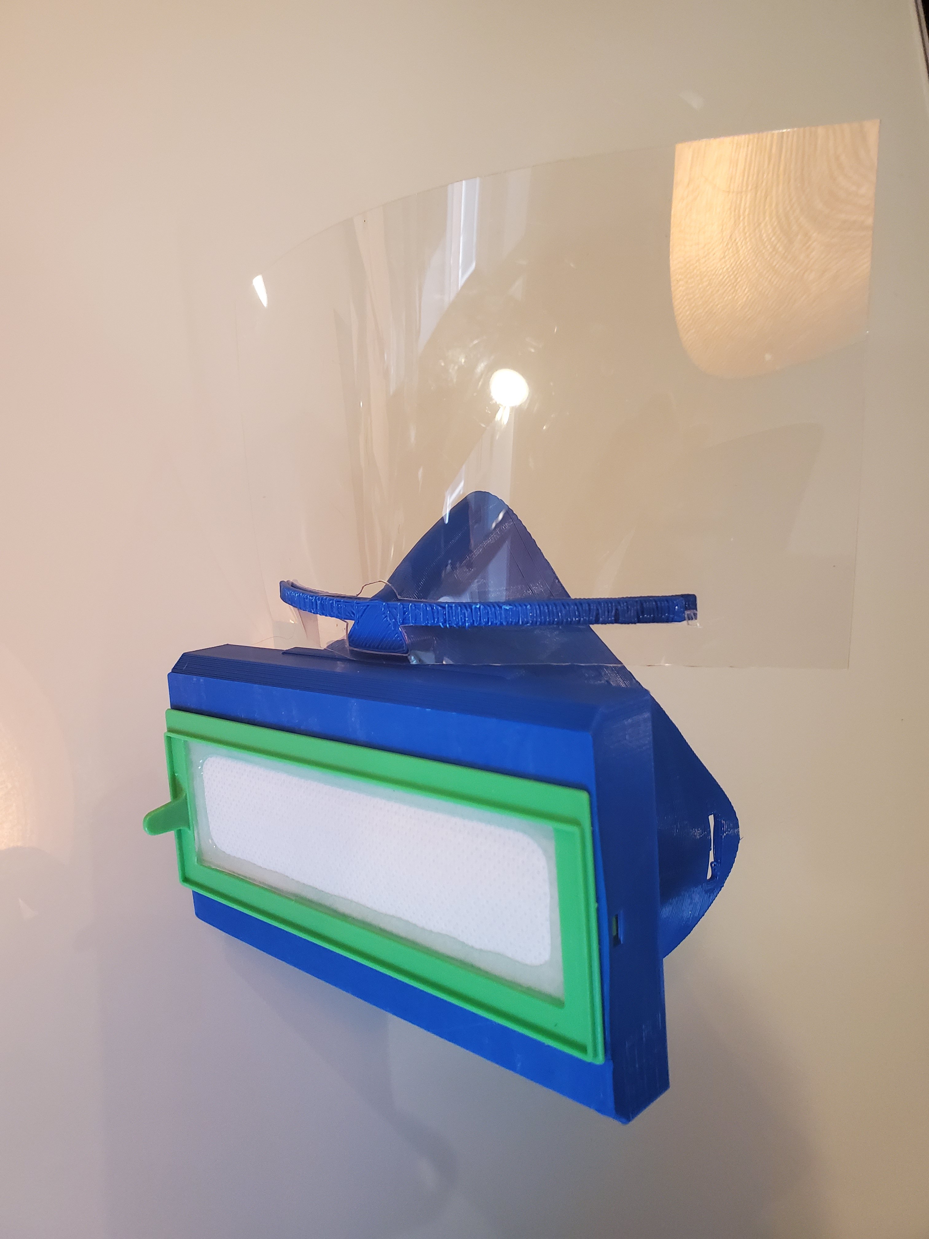 Mask with replaceable HEPA filter and face shield
