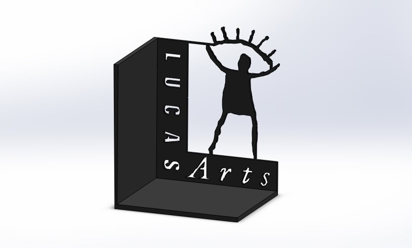 Lucas Arts Logo Stand