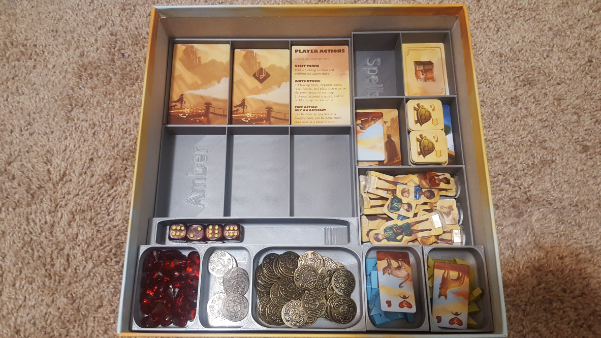 Makes Of Near And Far Board Game Organizer By Drew212 Thingiverse