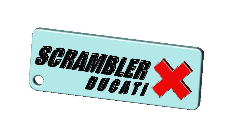 ducati scrambler keyring