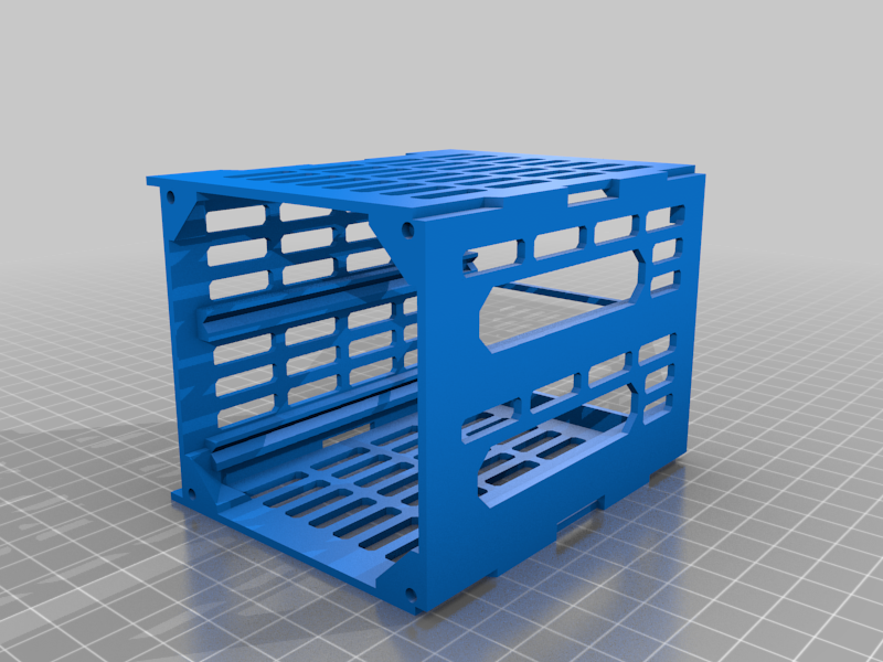 rack para raspberry pi con SSD opcional y switch PoE