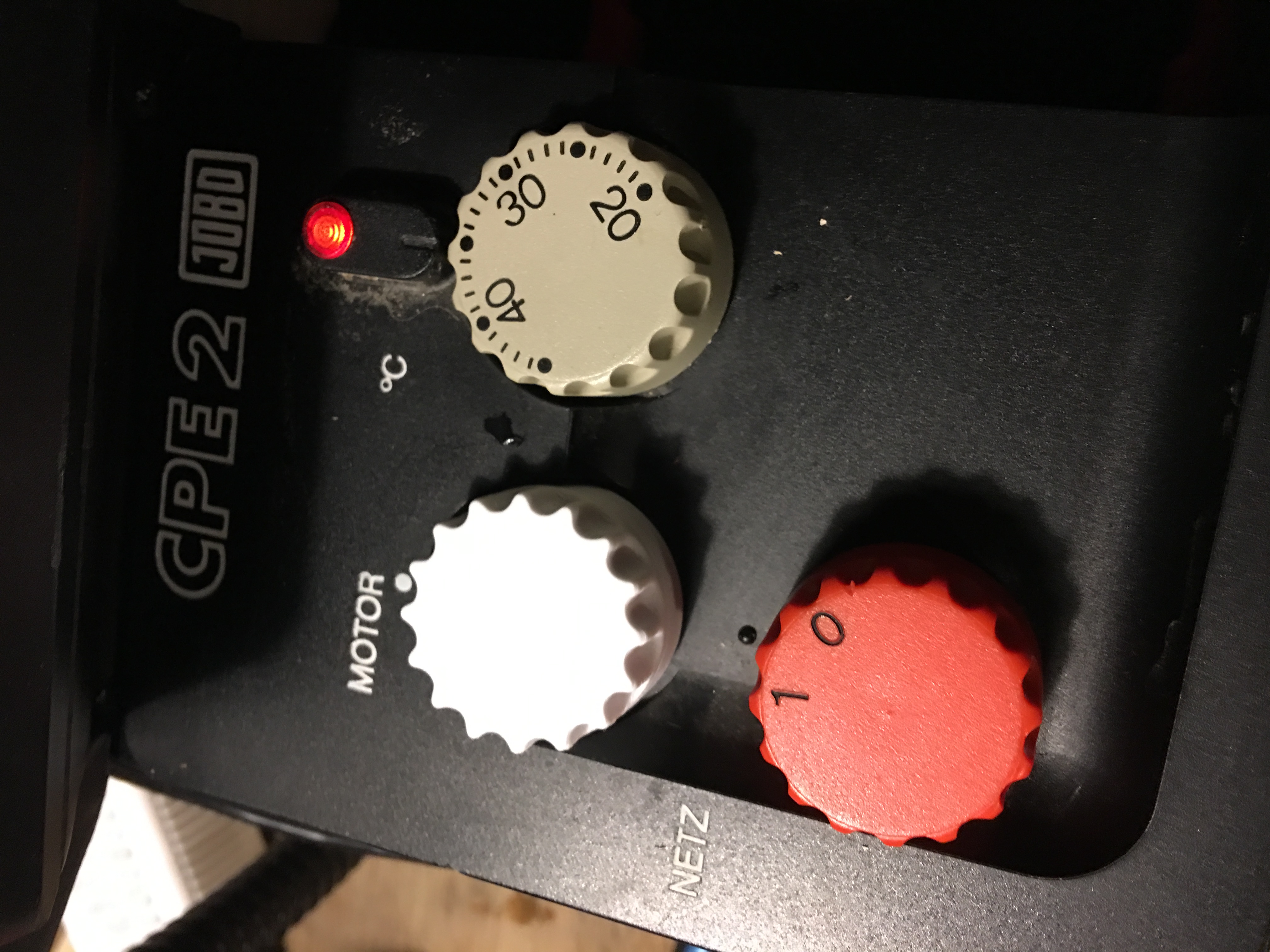 Replacement knob for Jobo Film Processor