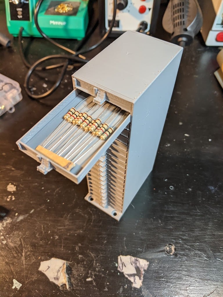 Tall and Thin Resistor Drawers