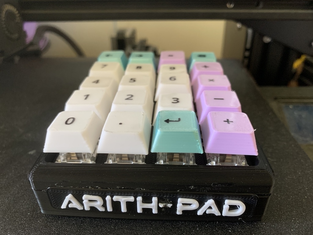 ARITH-PAD | Hand-wired keyboard that upgrades the traditional num-pad