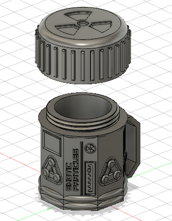 Exotic Particle Storage Container for OSLRP