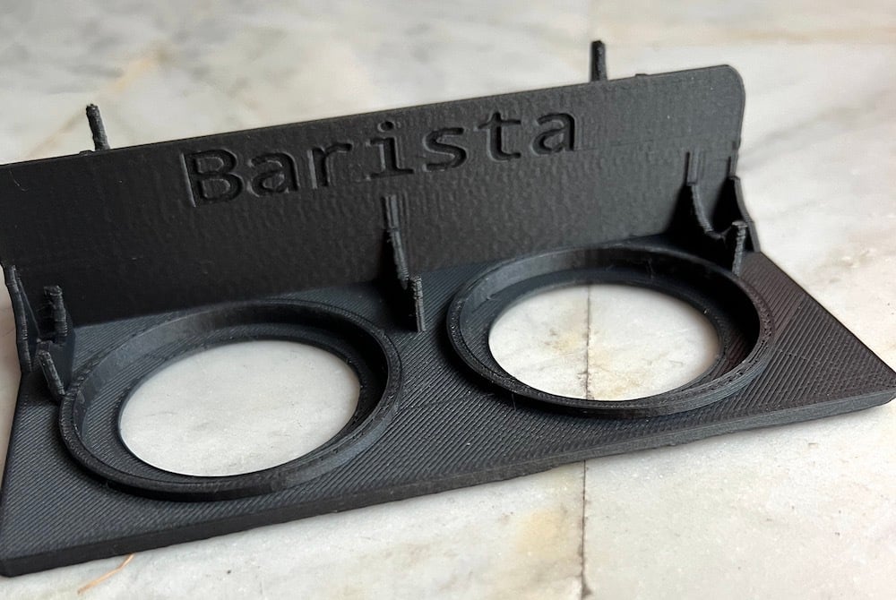 Barista accessories holder