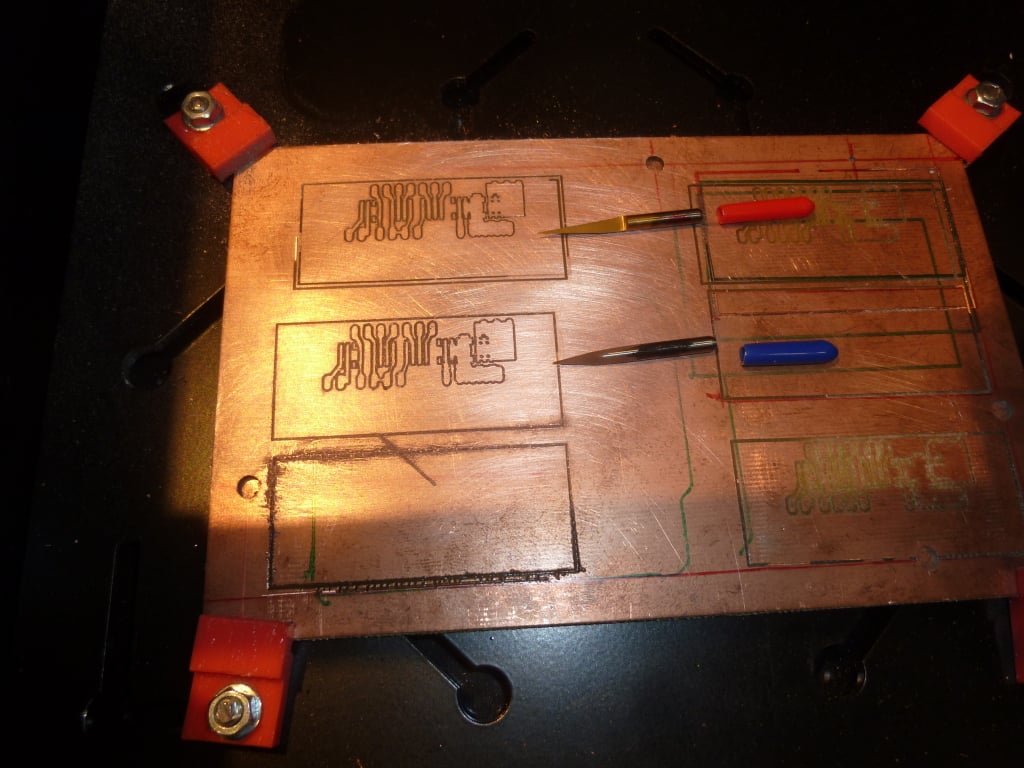 PCB holders for CNC milling