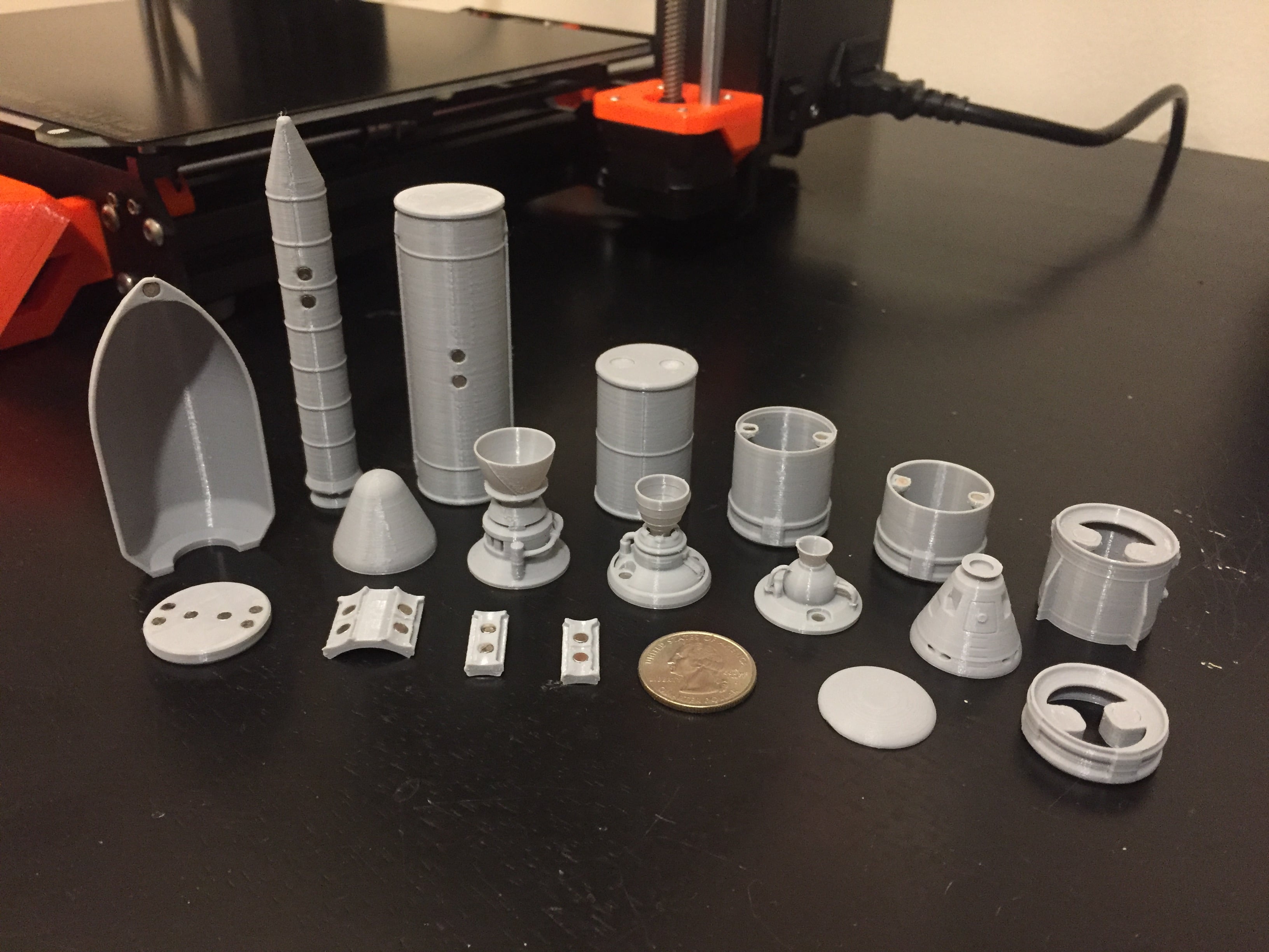 Kerbal Space Program Modular Rocket Parts 1:100 Scale