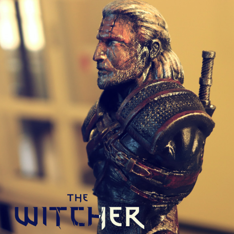Geralt of Rivia Bust - Support Free