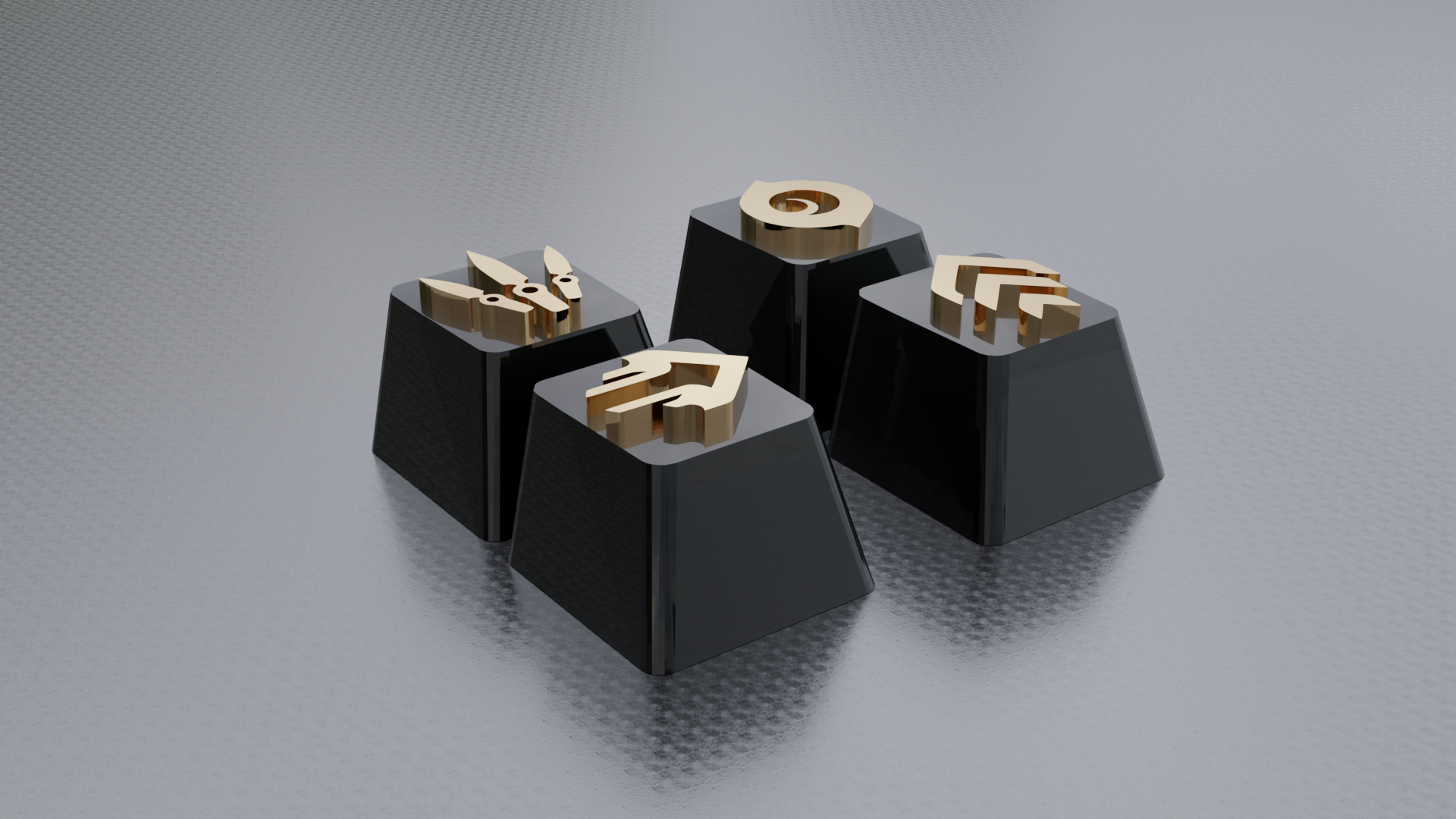 Jett Keycaps Valorant (Multiple Designs - Variations) Bundle