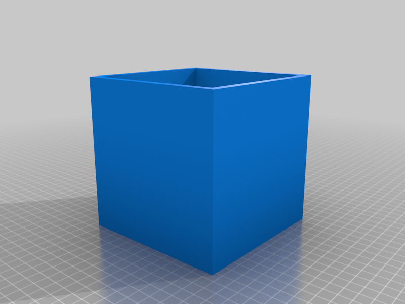 5 Inch Square Open Top Box (12.7 Centimeters)