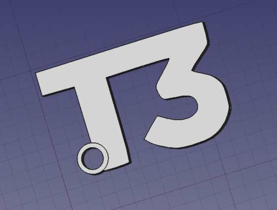 T3 Keychain