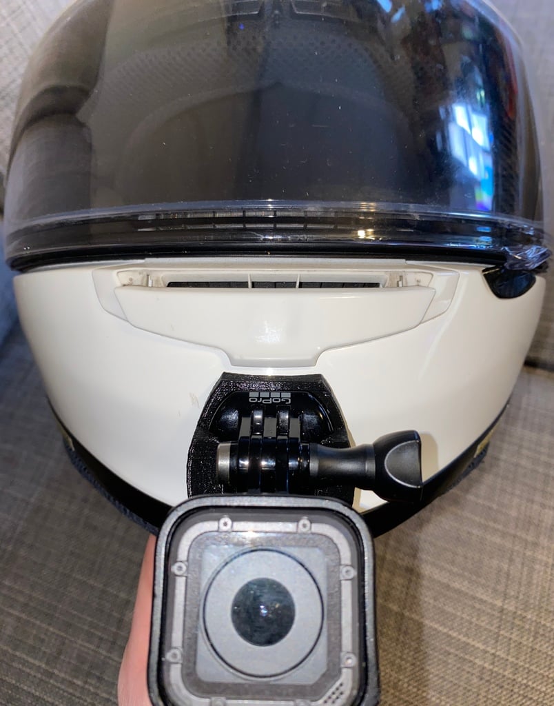GoPro chin mount for Shoei RF-1200 helmet