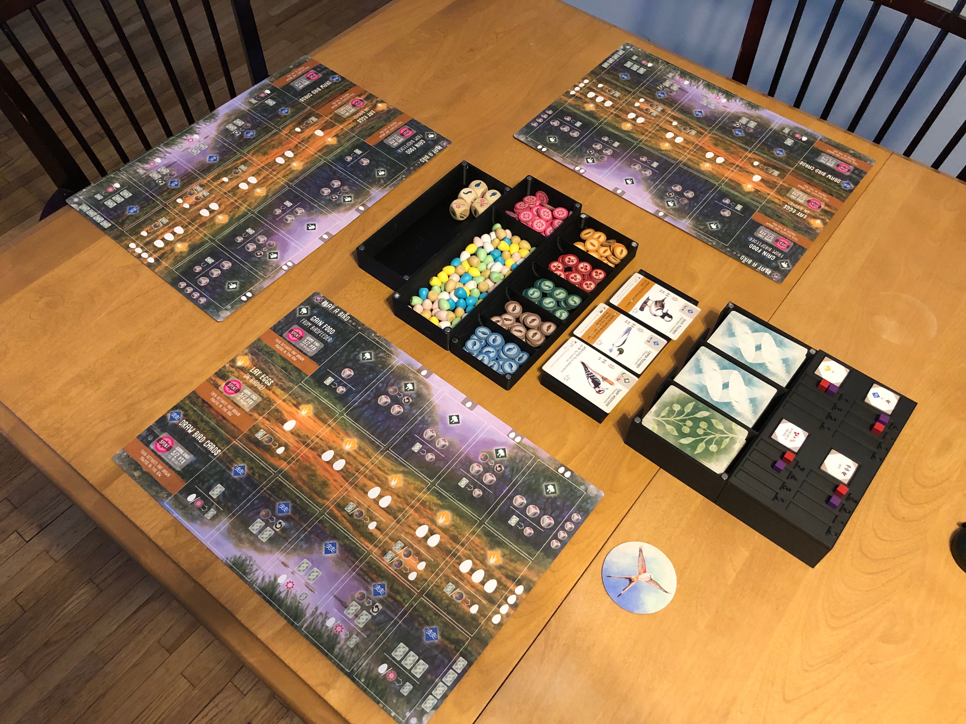 Wingspan Organizer V1 - All Expansions in Original Box - Magnetic