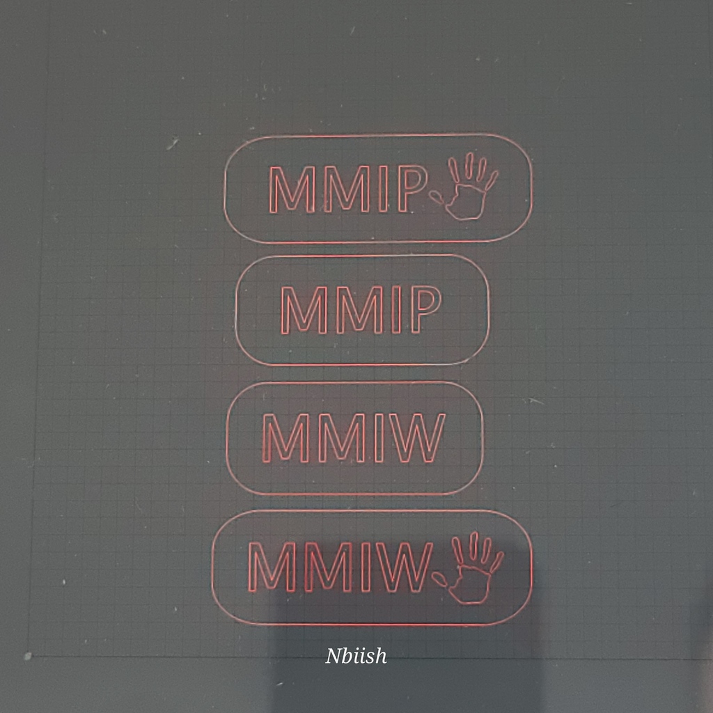 MMIP MMIW Laser Stencils