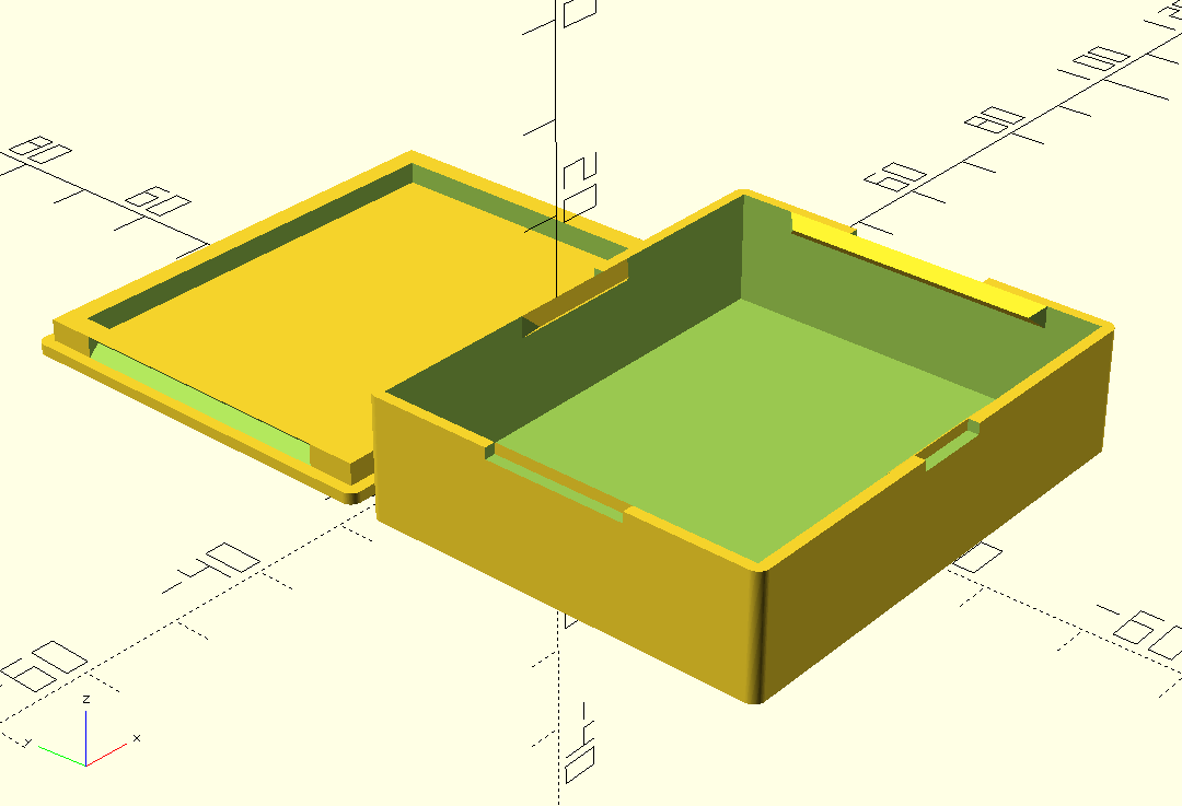 More customizable snap-fit electronics project box enclosure