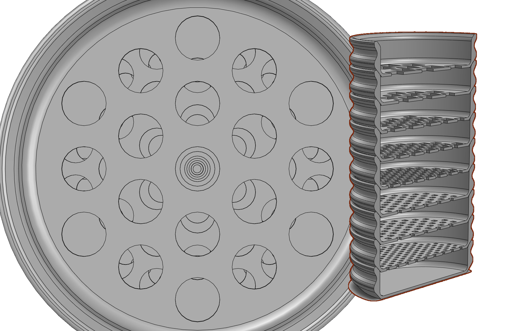 Sifter Stack - Stackable Supportless Sorters and Sieve