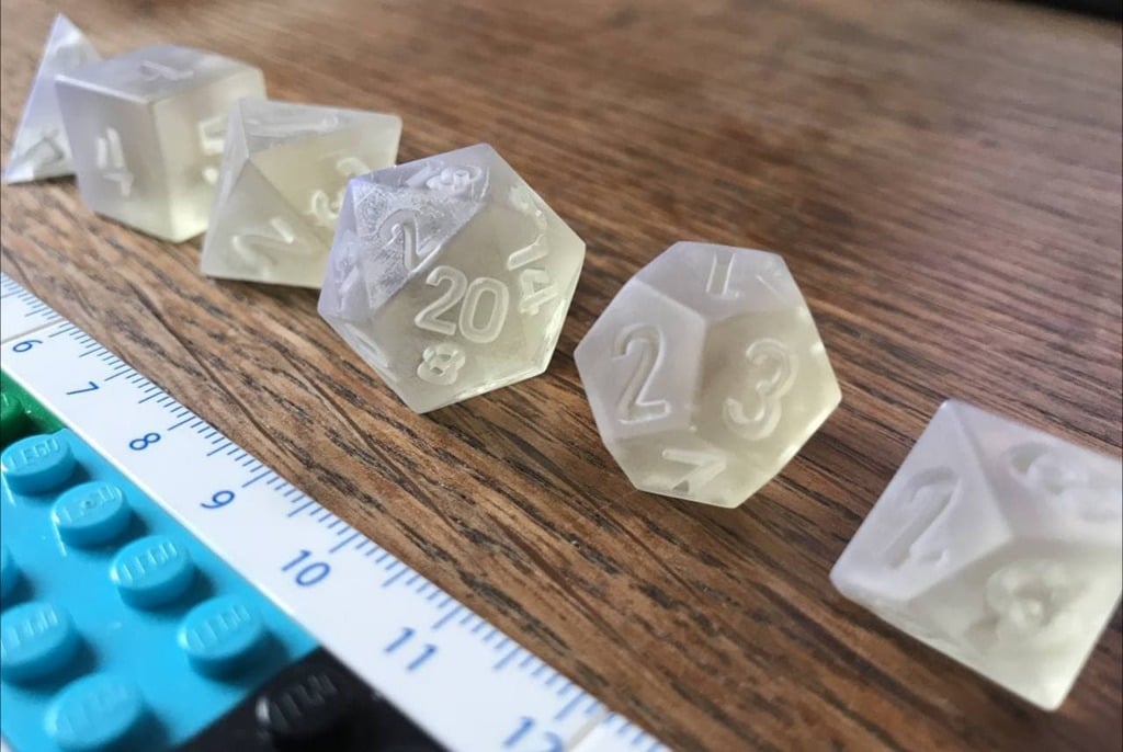 RPG Dice set "Viga" pre-supported mold master