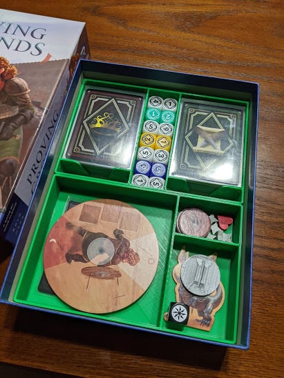 Proving Grounds Game Box Organizer (Cards in Sleeves)
