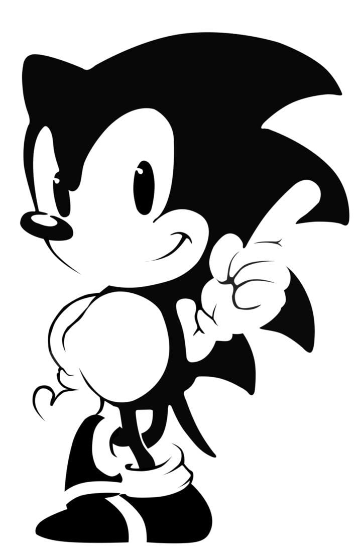 Sonic the Hedgehog stencil 2