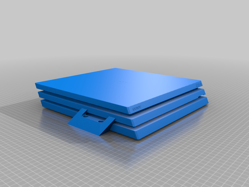 PS4 Pro Wall mount (remix)