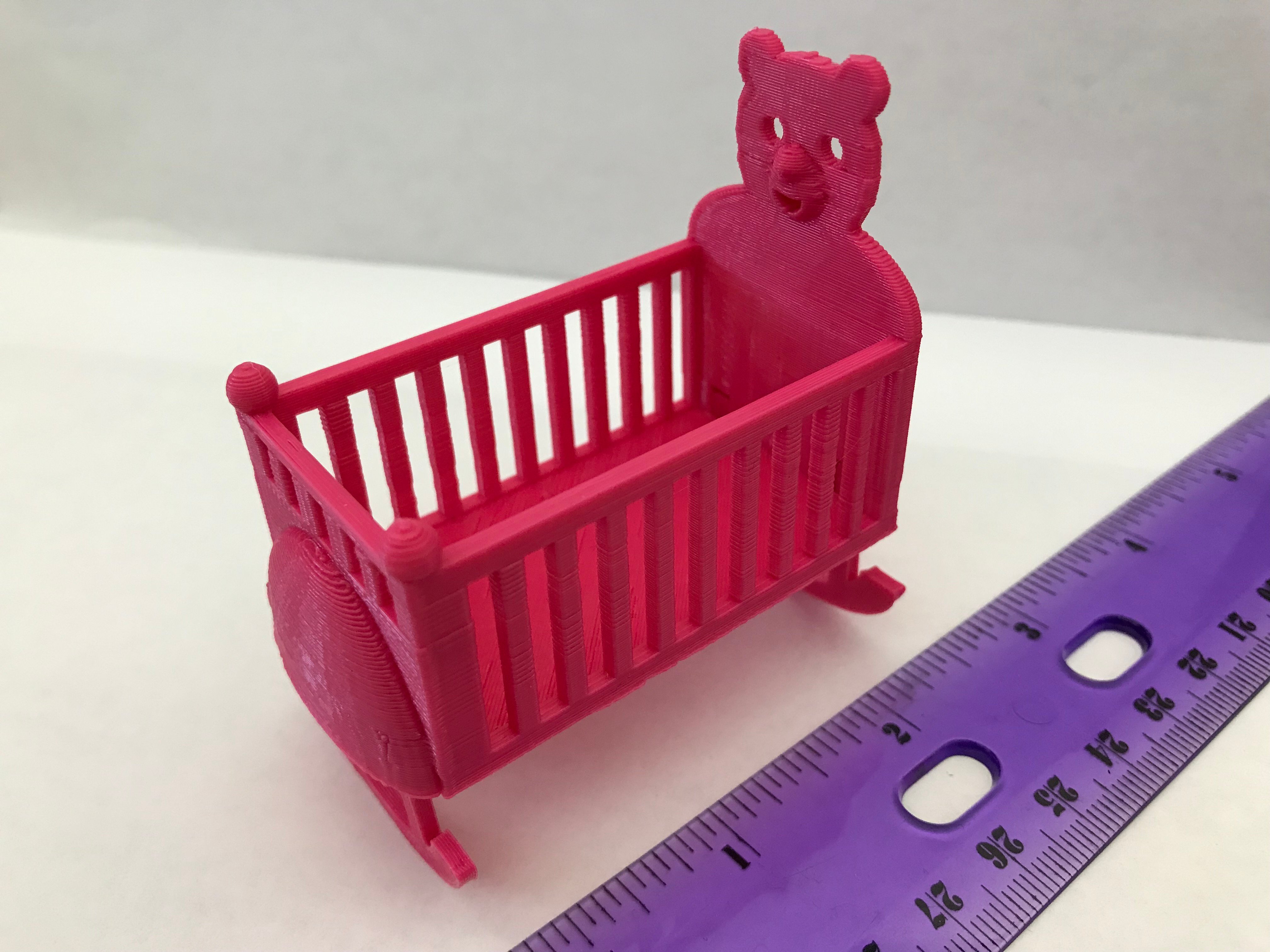 Dollhouse Rocking Cradle/Crib