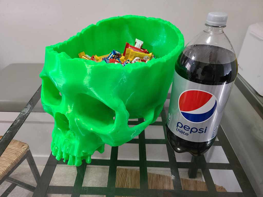 Halloween Skull Bowl No Supports