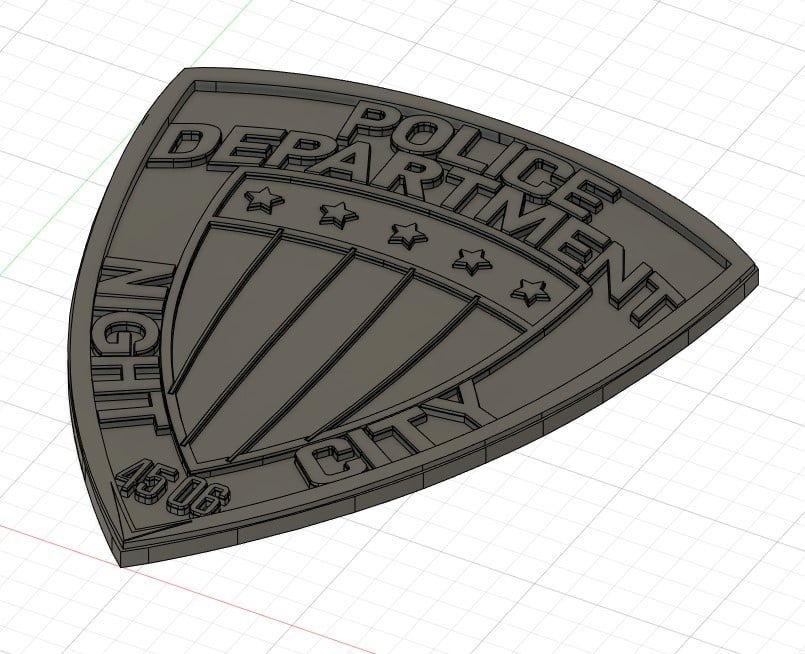 Night City Police Badge