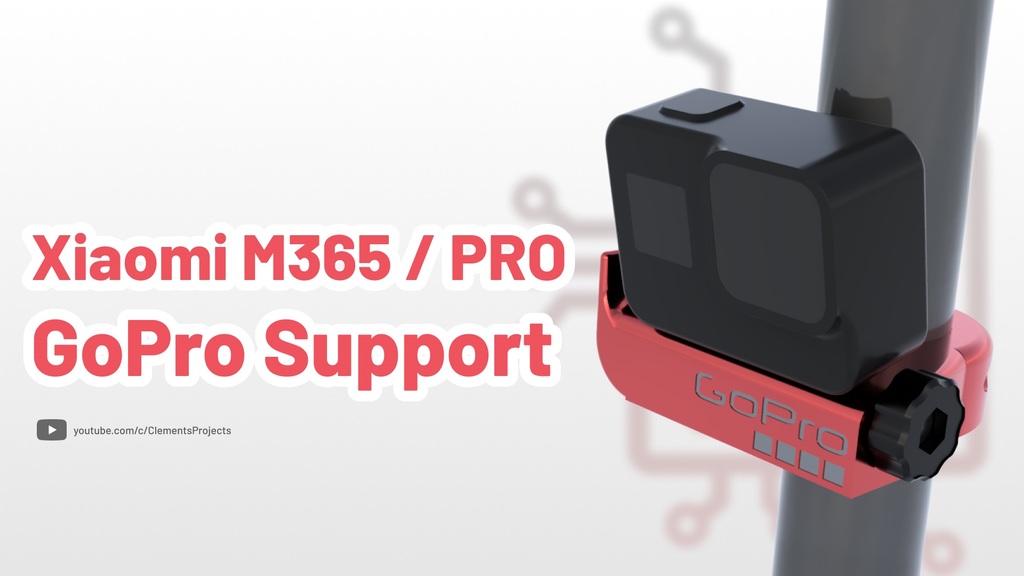 GoPro support - Xiaomi M365 (Pro, essential, classic)