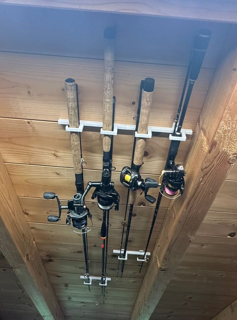 Fishing Rod Holder Ceiling/Wall