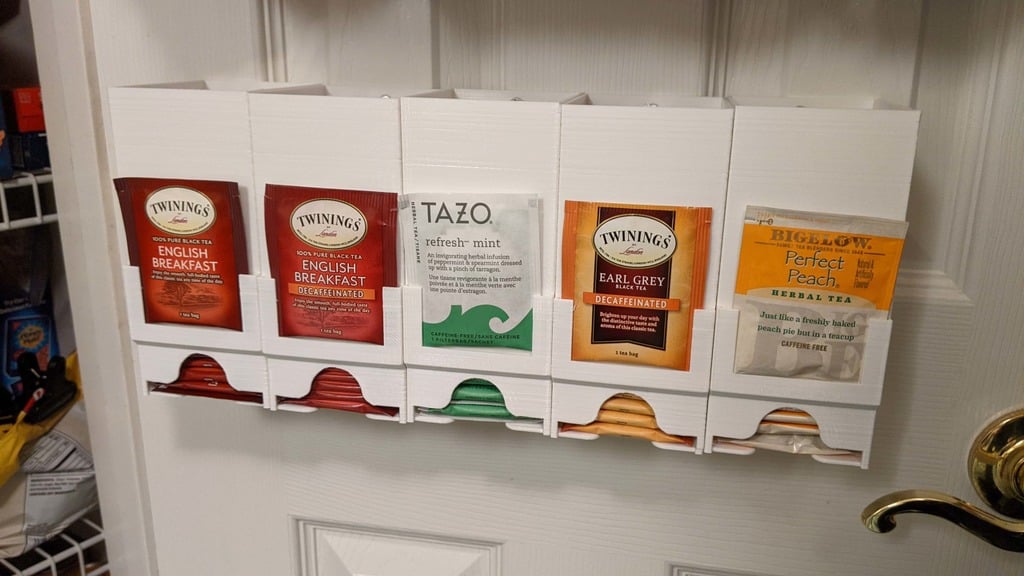 Tea Bag Dispenser - Wall Mounted - version 8
