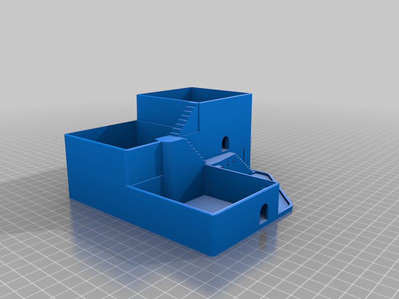 Tri-Level Villa Desk Flower Pot