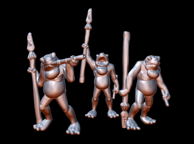 Krogg Swamp Stalkers (15mm scale)