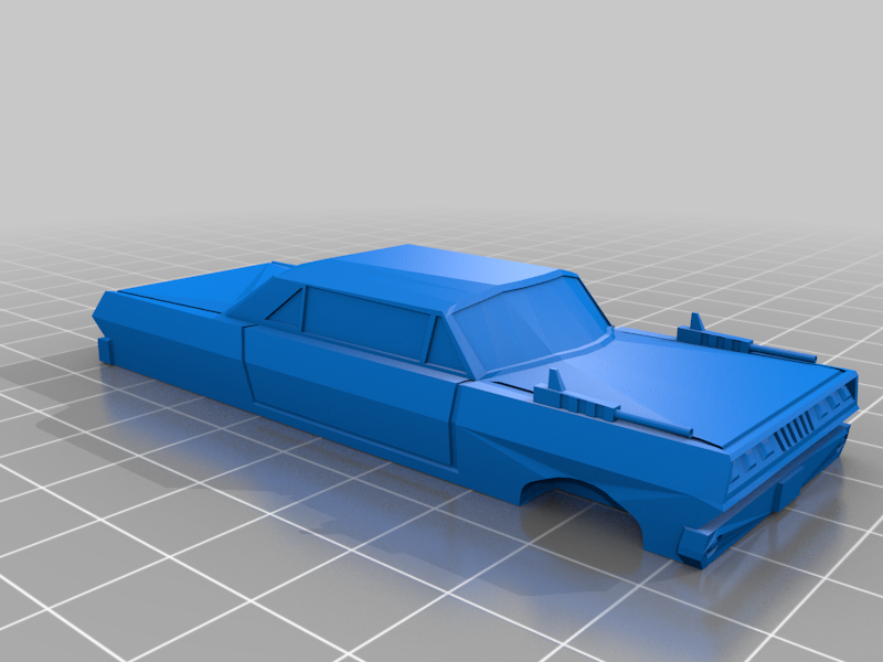 Thumper TM1 easy print 3D model in 1/64 scale (Hot Wheels size)