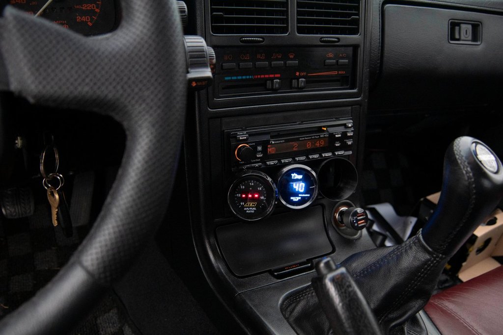 Rx7 FC Single Din Radio Plate, with optional Gauges