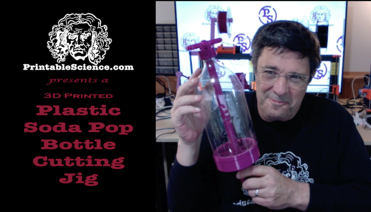 3D Printed Soda Pop Bottle Cutting Jig