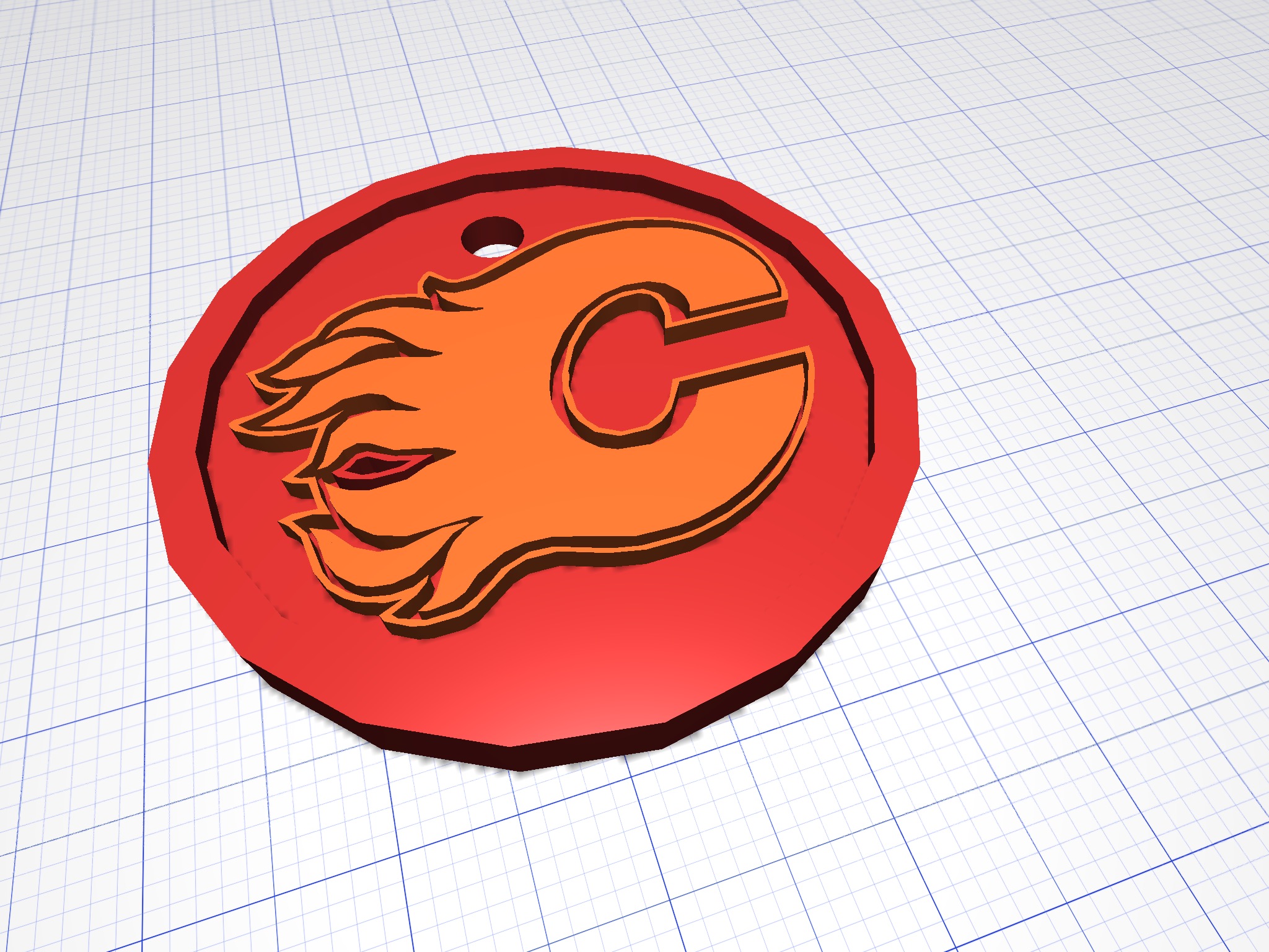 Calgary Flames Keychain