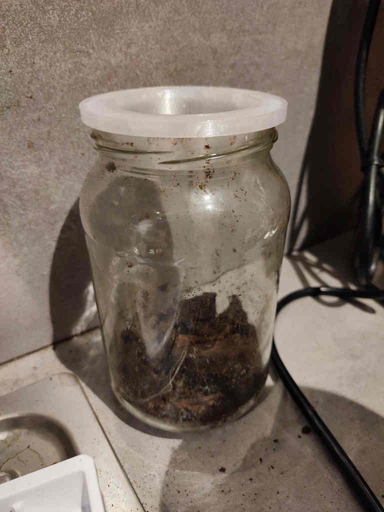 Espresso glass waste conainer protector