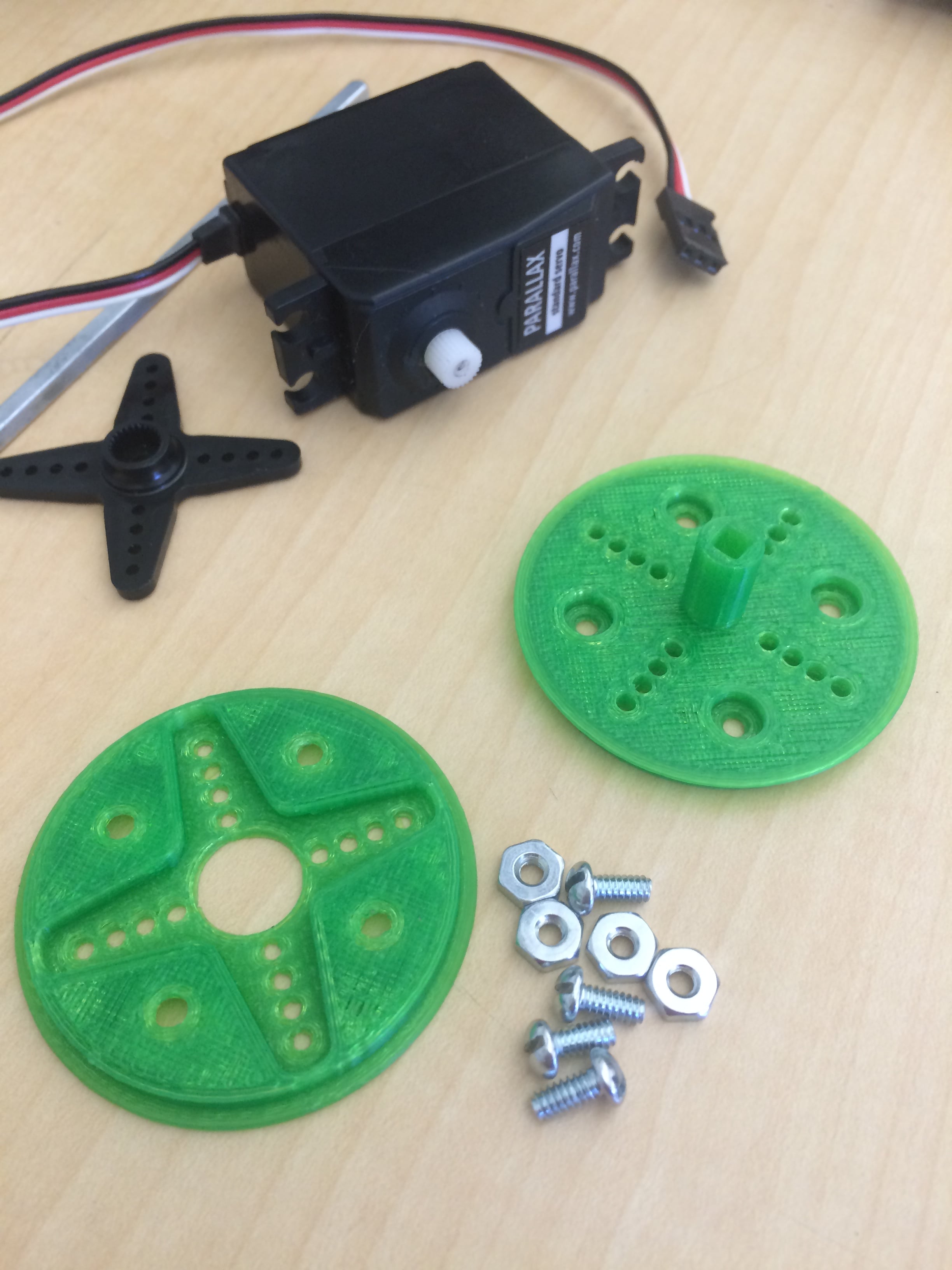 Parallax (Futaba) Servo Horn Mounts