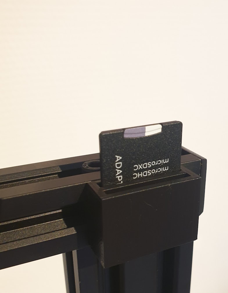 Simple SD card tray