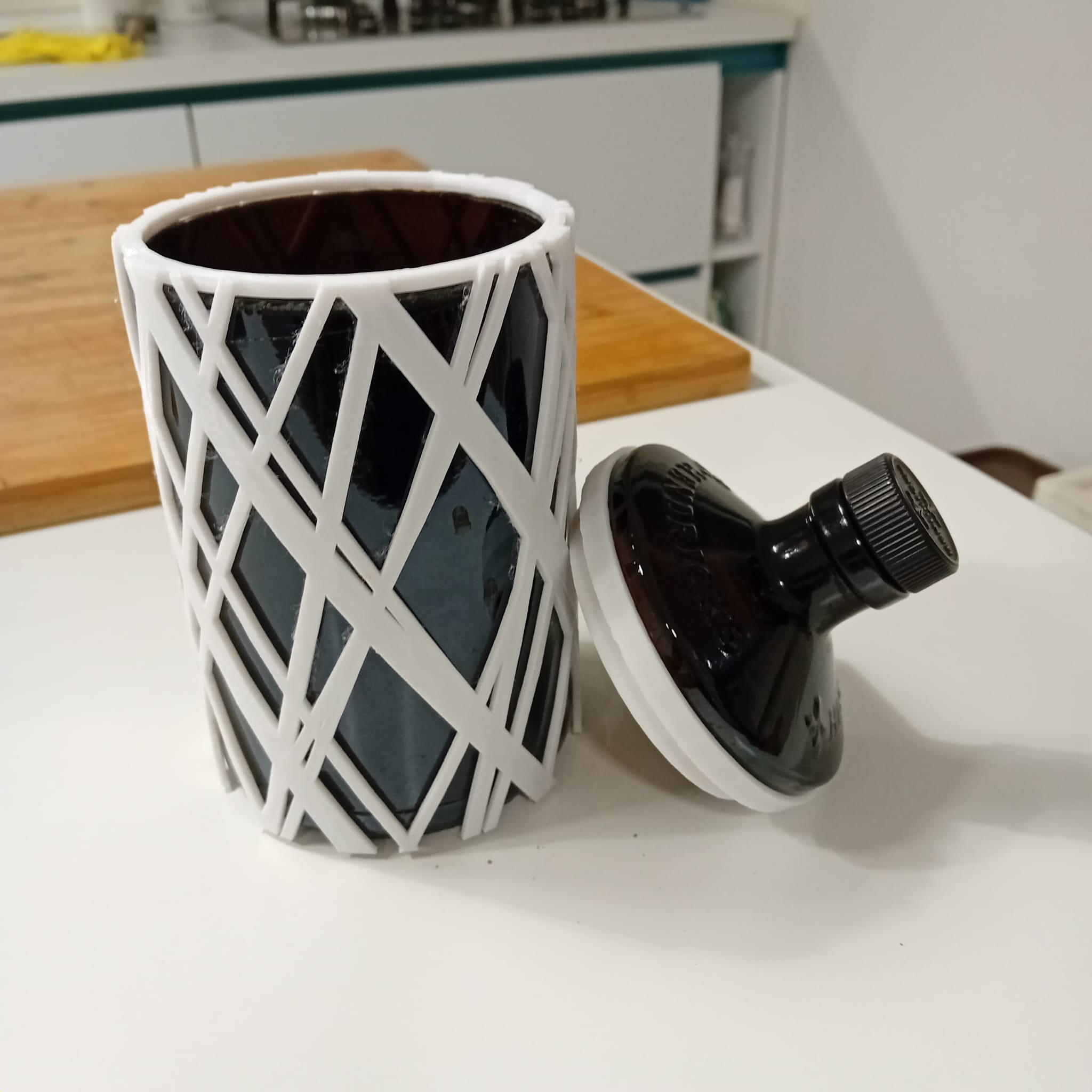 Hendrick's gin vase