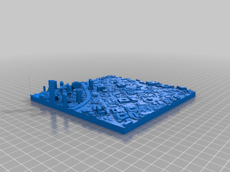 3D Model of Houston, Texas, USA SAMPLES